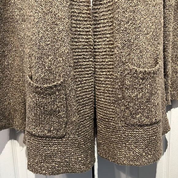 Kenar Open Front Wool Blend Cardigan‎ with Pockets Size S (fits oversized) - Picture 3 of 11